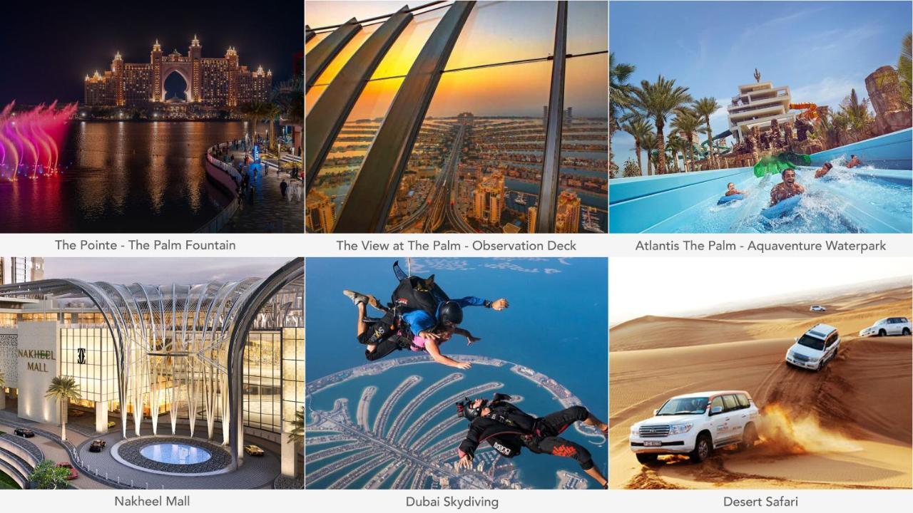 Maison Privee - Charming Apt With Sea View On The Palm Jumeirah 두바이 외부 사진